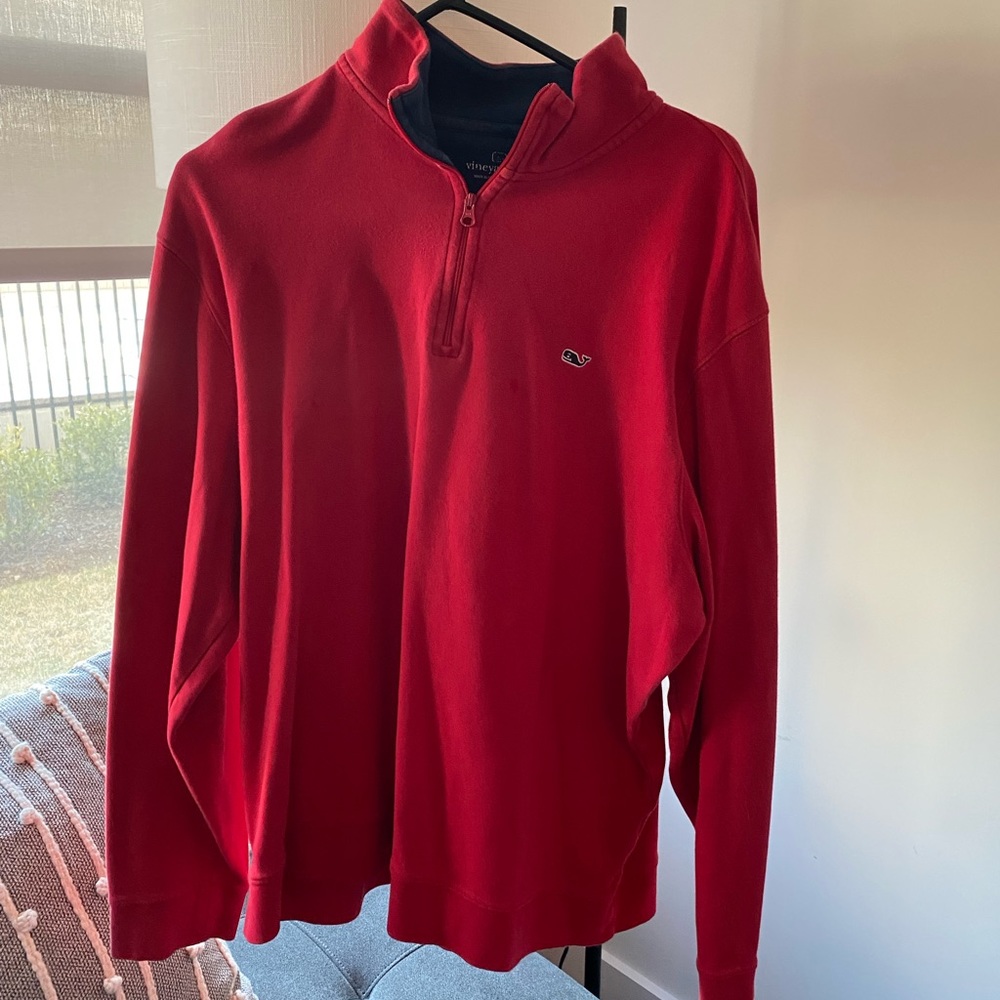 Men’s XL Vineyard Vines Quarter zip LIKE NEW